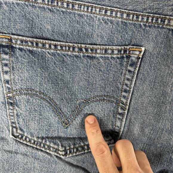 Levis 550 Shorts Men’s 38 Blue Denim Jorts 10” Relaxed Fit Baggy Skater Y2K - Picture 11 of 13